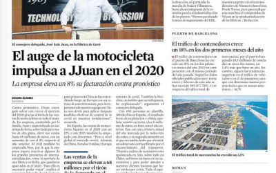 『ラ・ヴァンガルディア』紙、2020年のJ.Juanの企業実績に高い評価