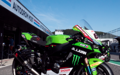 Kawasaki Racing Team celebra sus 10 años de relación con J.Juan con un title race en Most